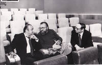 image of Original photograph of Sergio Leone, Ennio Morricone, and Henri Verneuil, 1972