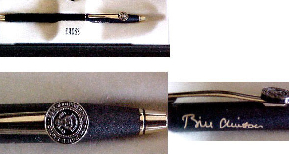 Bill Clinton Billsigner Pen, made for the president to sign bills