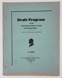 image of Draft Program of the Revolutionary Workers League of the United States. Issued by the Political Committee