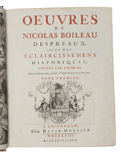 Oeuvres avec des eclaircissemens historiques, donnez par lui-meme. Nouvelle edition revue, corrigee & augmentee de diverses remarques. 2 vols. (photo 3)