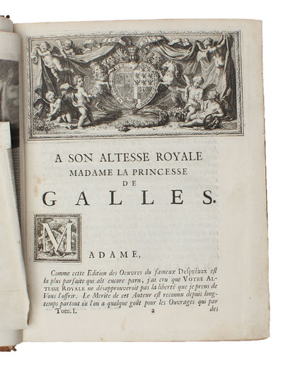 Oeuvres avec des eclaircissemens historiques, donnez par lui-meme. Nouvelle edition revue, corrigee & augmentee de diverses remarques. 2 vols. (photo 7)