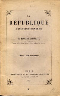 La république constitutionnelle.