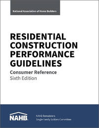 Residential Construction Performance Guidelines: Consumer Reference