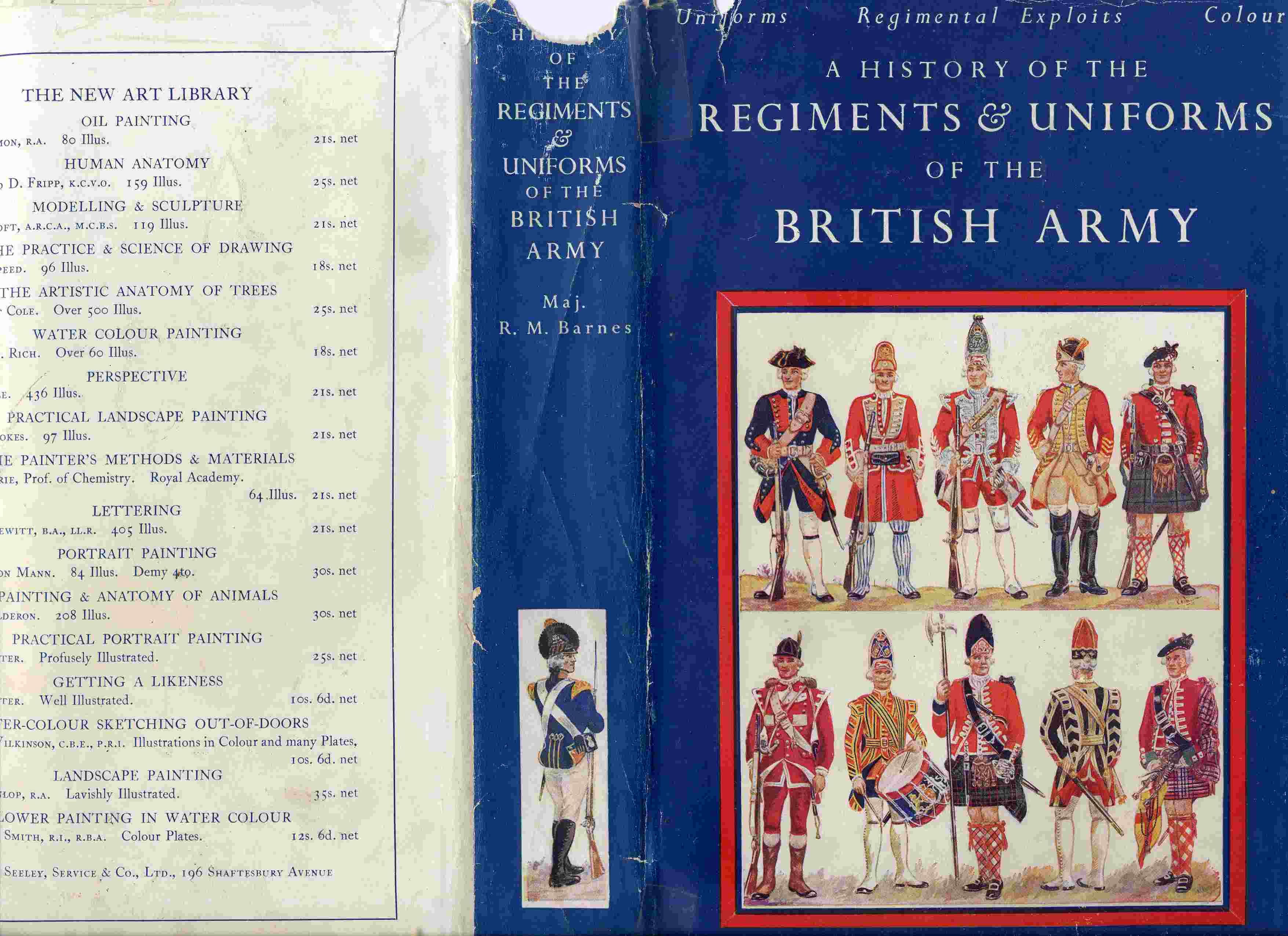 A History Of The Regiments & Uniforms Of The British Army by Major R. Money Hardcover Fourth