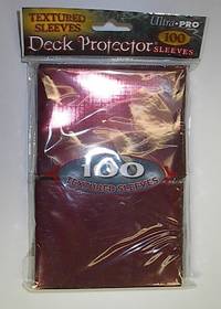 Burgundy Textured Sleeves Deck Protector