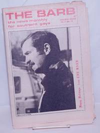 The Barb: the news monthly for Southern Gays; vol. 2, #11, December 1975: Holiday Issue; Matlovich cover photo de Smith, W. E. (Bill) Jr., editor, Roger Daltrey, Joey Lord, Gibson W. Higgins, Tiffany Lane, Steve Warren, Peter Thomas, Phyllis Killer, et al - 1975