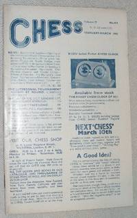 Chess: February-March 1962, Volume 27, No. 404 by Baruch H.Wood - 1962