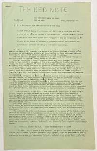 image of The Red Note. Vol. 2 no. 2 (September 1970)