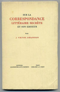 Sur la correspondance littéraire secrète et son…