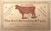 Anti-Rancidine Mfg. Co. Trade Card - Hides Rancid Dairy Products