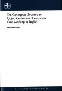 The Conceptual Structure of Object Control and…