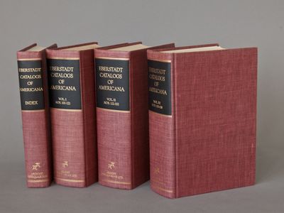 The Annotated Eberstadt Catalogs of Americana In Four Volumes Including Index, Numbers 103-138, 1935-1956