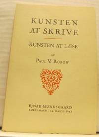 Kunsten at skrive, kunsten at læse.
