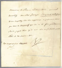 Napoleon Bonaparte and Joseph Bonaparte Signed Document. by Bonaparte, Napoleon - 1814