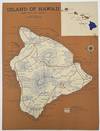 Five Tourist Brochures with Maps of Hawaiian Islands: Hawaii, The Big Island; Kauai, The Garden Island; Maui, The Valley Isle; Oahu, Crossroads of the Pacific; and Molokai, The Friendly Isle