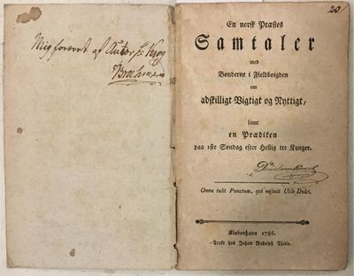 En norsk Præstes Samtaler med Bønderne i…