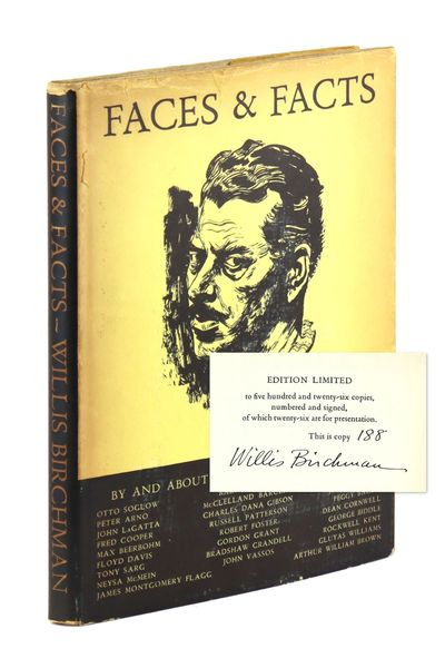 Faces & Facts By and About 26 Contemporary Artists [Limited Edition, Inscribed and Signed by Birchman]