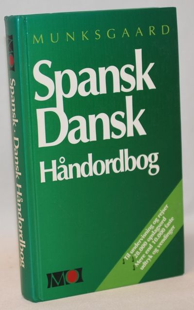 Spansk-dansk håndordbog.