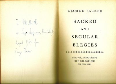 SACRED AND SECULAR ELEGIES