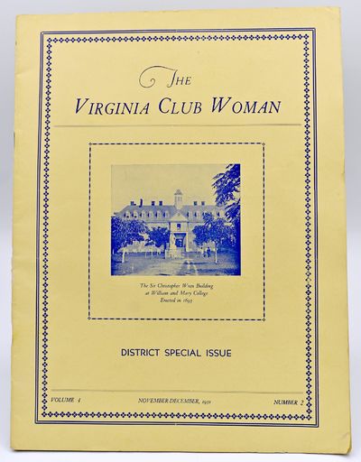 [VIRGINIANA] THE VIRGINIA CLUB WOMAN