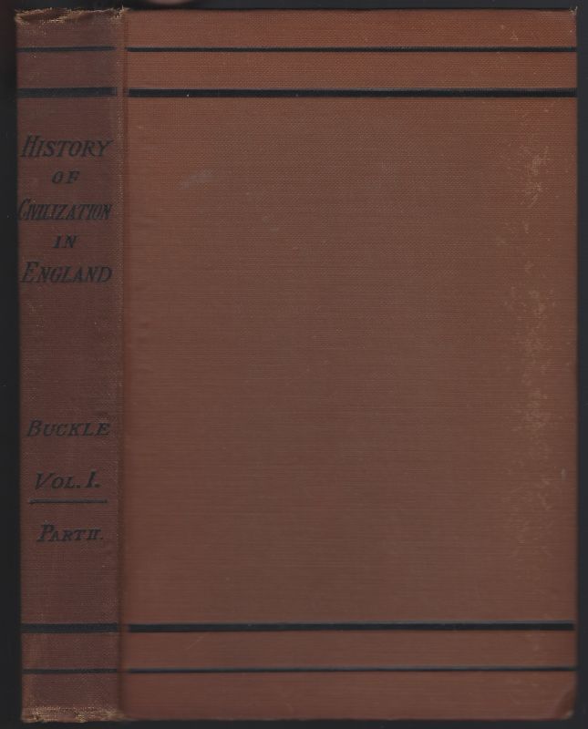 HISTORY OF CIVILIZATION IN ENGLAND Volume One Part II