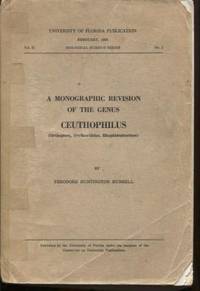 cover of A Monographic Revision of the Genus Ceuthophilus (Orthoptera, Gryllacrididae, Rhaphisophorinae)