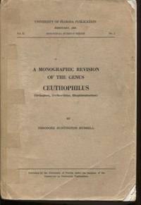 A Monographic Revision of the Genus Ceuthophilus (Orthoptera,  Gryllacrididae, Rhaphisophorinae) de Hubbell, Theodore Huntington - 1936