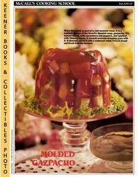 McCall&#039;s Cooking School Recipe Card: Salads 19 - Molded Gazpacho Salad  With Avocado Dressing : Replacement McCall&#039;s Recipage or Recipe Card For  3-Ring Binders : McCall&#039;s Cooking School Cookbook Series by Langan, Marianne / Wing, Lucy (Editors) - 1986