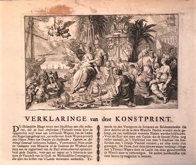 Verklaringe van deze Konstprint