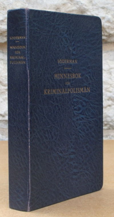 Minnesbok för kriminalpolismän.