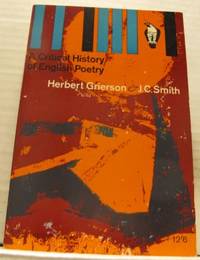 A Critical History of English Poetry.