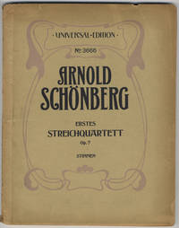 [Op. 7]. Quartett für zwei Violinen, Viola und Violoncello Op. 7. [Parts]