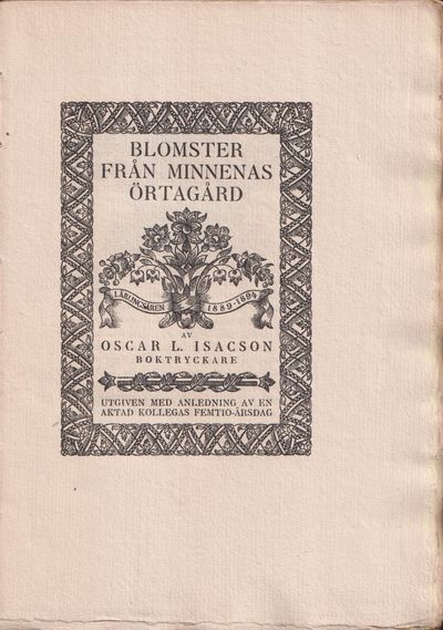 Blomster från minnenas örtagård. Lärlingsåren…