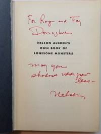 image of Nelson Algren's own book of Lonesome Monsters