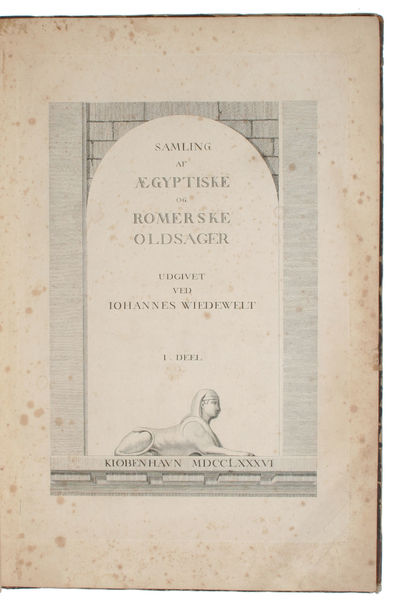 Samling af Ægyptiske og Romerske Oldsager. I. Deel (alt som udkom). (photo 2)