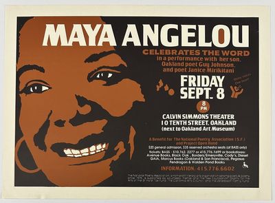 Maya Angelou Celebrates the Word In a Performance With Her Son, Oakland Poet Guy Johnson, and Poet Janice Mirikitani [caption title]