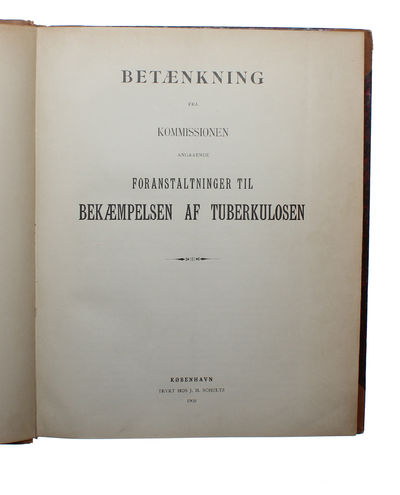 Betænkning fra Kommissionen angaaende Foranstaltninger til Bekæmpelsen af Tuberkulosen (photo 2)