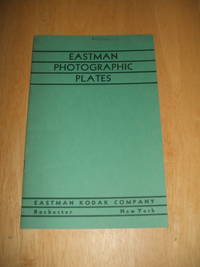 cover of Eastman Photographic Plates Instruction Booklet and materials Price List at rear