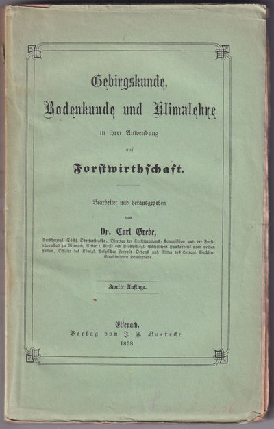 Gebirgskunde, Bodenkunde und Klimalehre in ihrer…