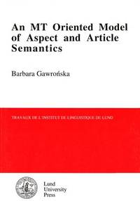 An MT Oriented Model of Aspect and Article…