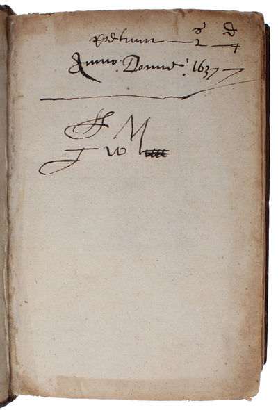 Horae Subsecuiae. Observations and Discourses.  - [HOBBES' EARLIEST PUBLISHED WORK] (photo 5)
