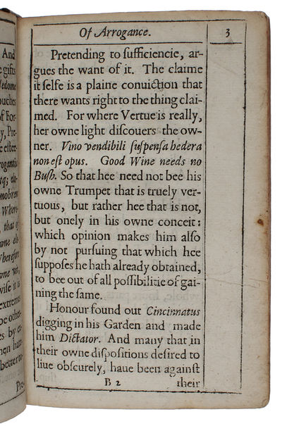 Horae Subsecuiae. Observations and Discourses.  - [HOBBES' EARLIEST PUBLISHED WORK] (photo 8)
