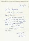 Archive of Eleven A.L.S., with transmittal envelopes, nine 4to; two 8vo; one 12mo, Saint Louis, MO, 1967-1971