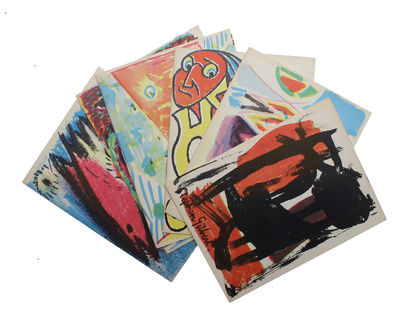 Cobra Bibliotheket. 1. Serie: De Frie Kunstnere. (i.e. English: "The Cobra Library"). - [ONE OF THE FINAL COLLECTED WORKS BY THE COBRA ART GROUP] (photo 7)