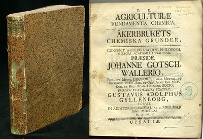 Agriculturæ fundamenta chemica. Åkerbrukets…