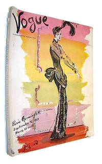 image of Vogue (American) Incorporating Vanity Fair (Magazine), September 15, 1939 - Paris Openings II / Classic Horst Photo of Back-Lacing Corset