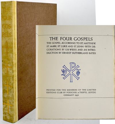 [SPECIAL PRESS] [SIGNED] THE FOUR GOSPELS