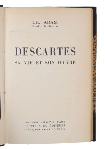 Descartes. Sa vie et son oeuvre. (photo 4)