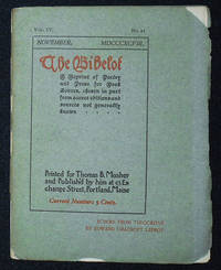 cover of The Bibelot: A Reprint of Poetry and Prose for Book Lovers, chosen in part from scarce editions and sources not generally known -- Nov. 1898 Vol. IV, No. 11 -- Echoes from Theocritus