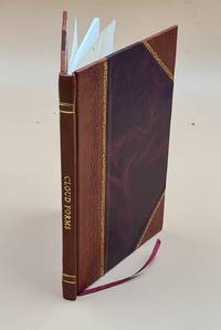 Cloud forms according to the international classification. The definitions and descriptions approved by the International meteorological committee in 1910. With an atlas of photographs of clouds selected from the collection of Mr. G.A. Clarke of the Obser 1918 [Leather Bound]